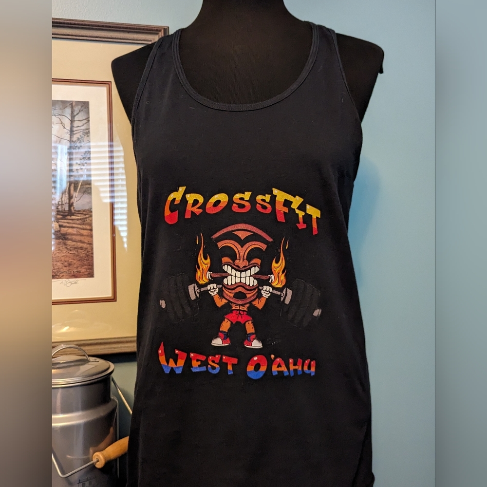 CrossFit West O'ahu racer back tank